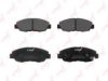 LYNXauto BD-3410 Brake Pad Set, disc brake